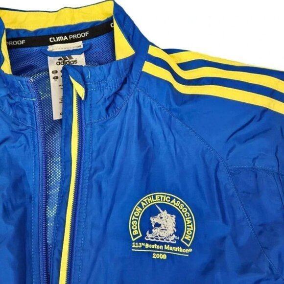 2009 Adidas 113th B.A.A. Boston Marathon ClimaPoof Size XSmall Running Jacket - Picture 2 of 9